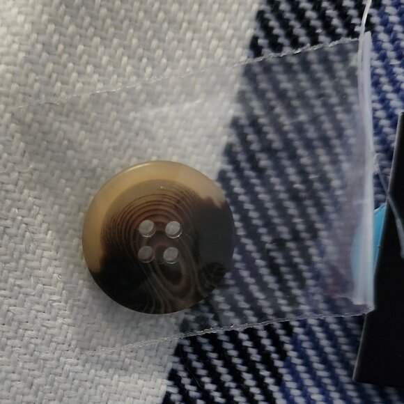 George Plus Blue Plaid Shacket (Plus Size) - Picture 11 of 12